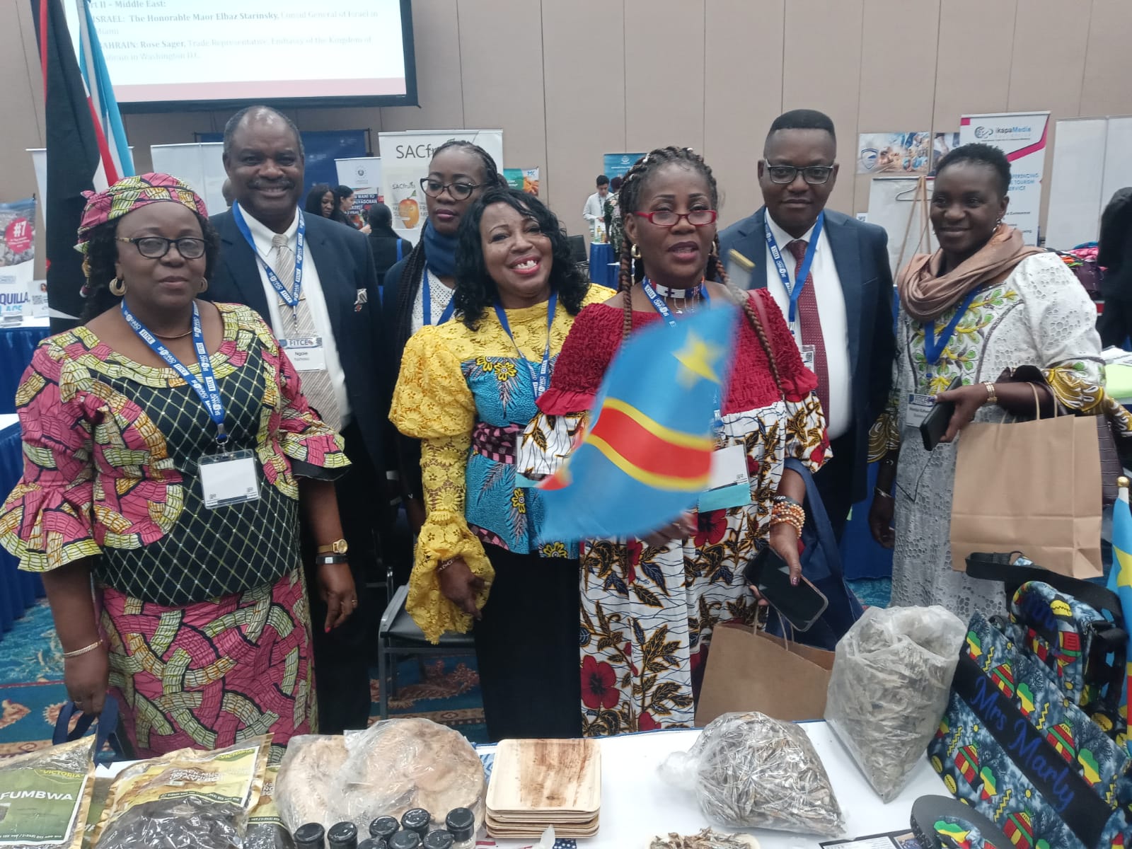 Delegation of the Democratic Republic of Congo (DRC) to FITCE 7 in Fort Lauderdale on October 19 and 20